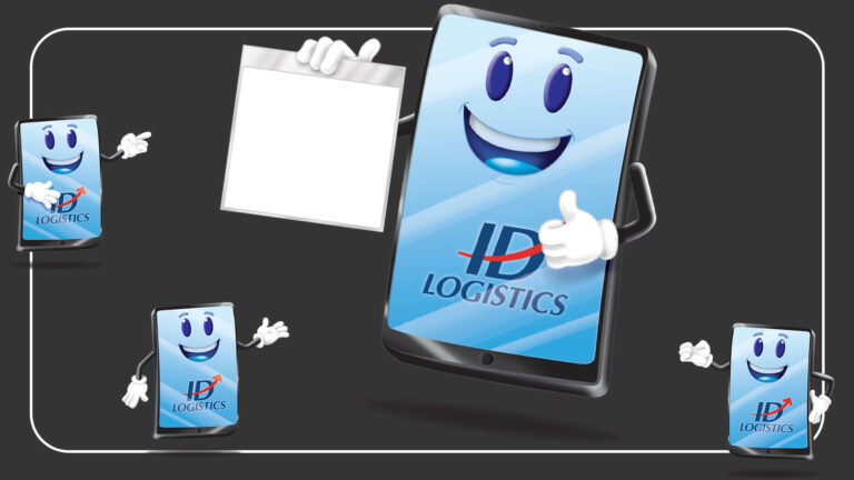 Tablet ID Logistics - Personagem - mascote