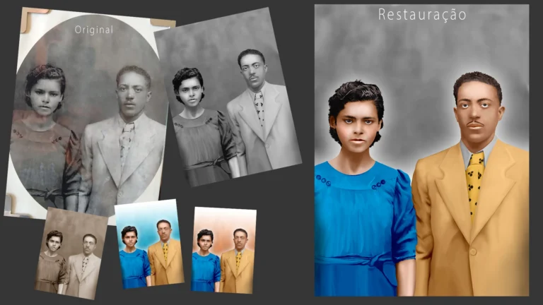 Ilustração baseada em foto antiga