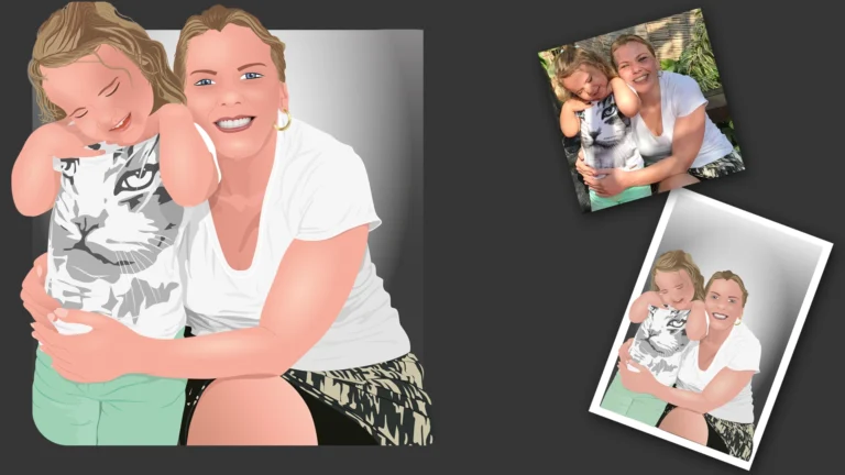 Ilustração de foto