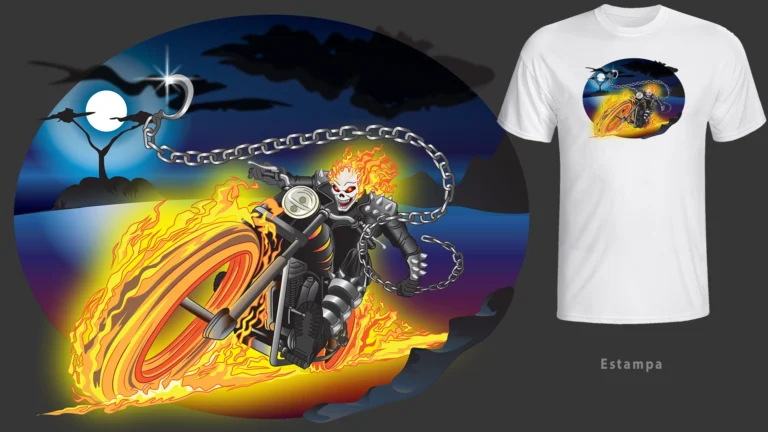 Ilustração para estampa de camiseta