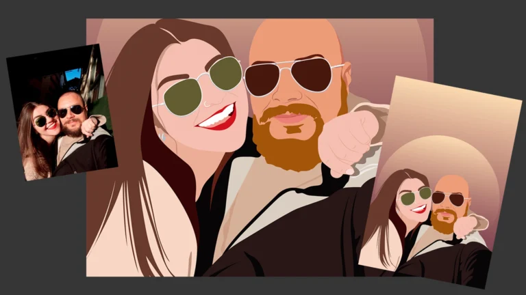Ilustração baseado em foto